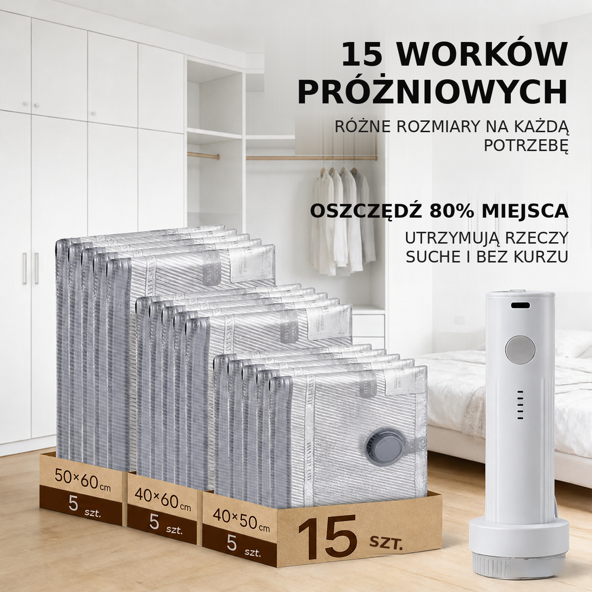 Meloria – worki próżniowe
