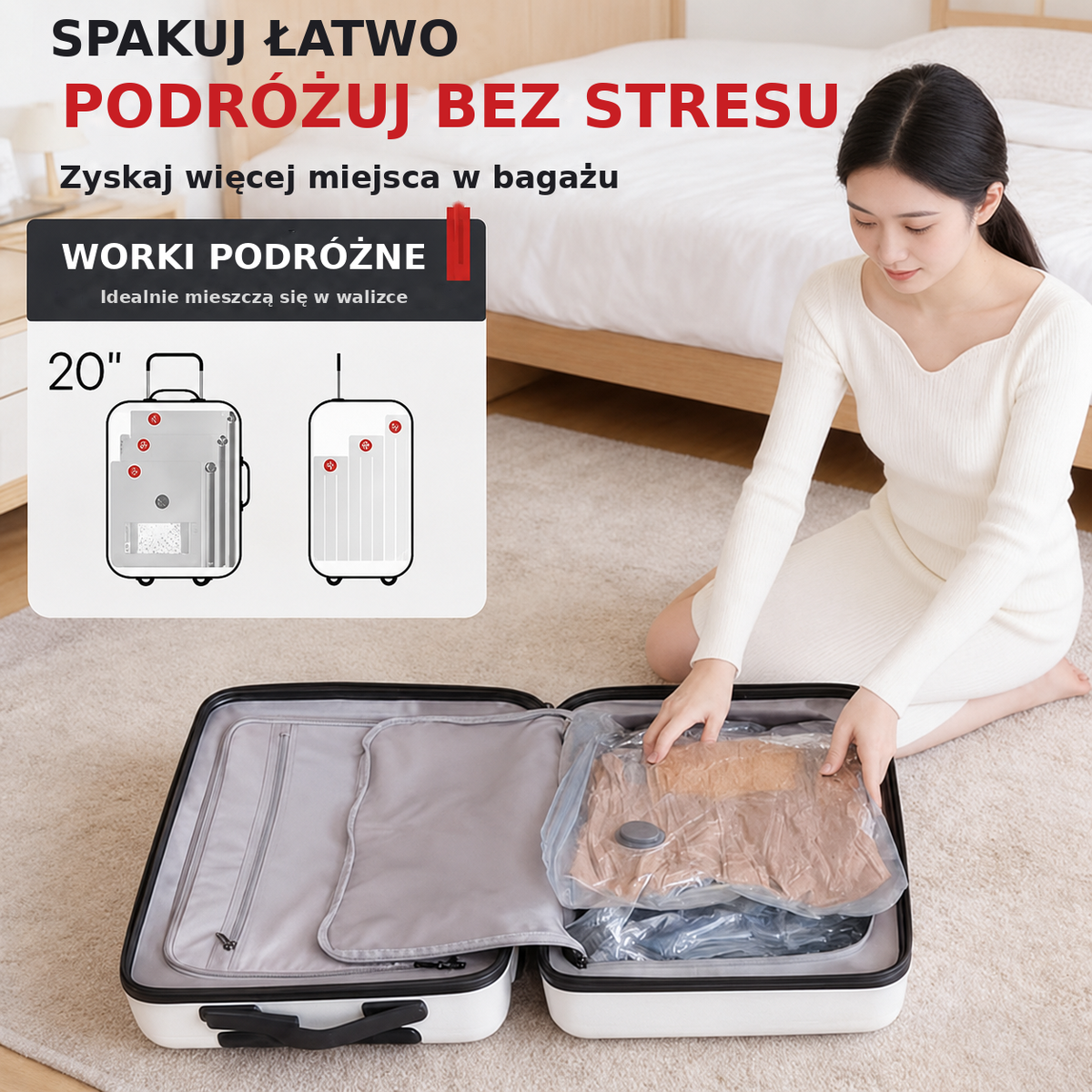 Meloria – worki próżniowe