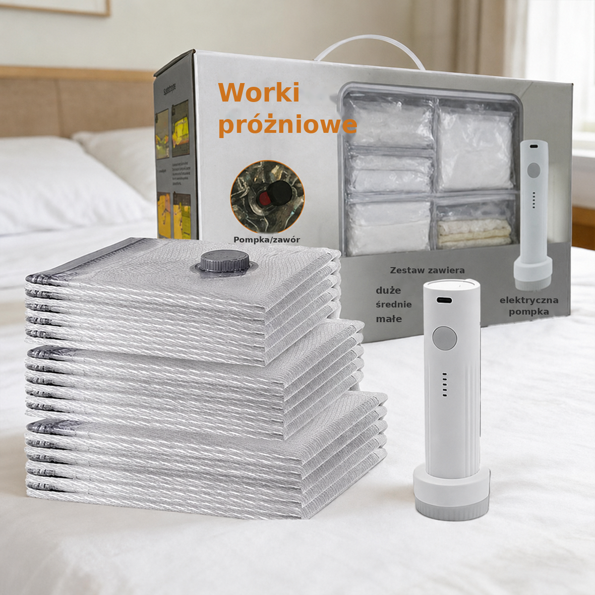 Meloria – worki próżniowe